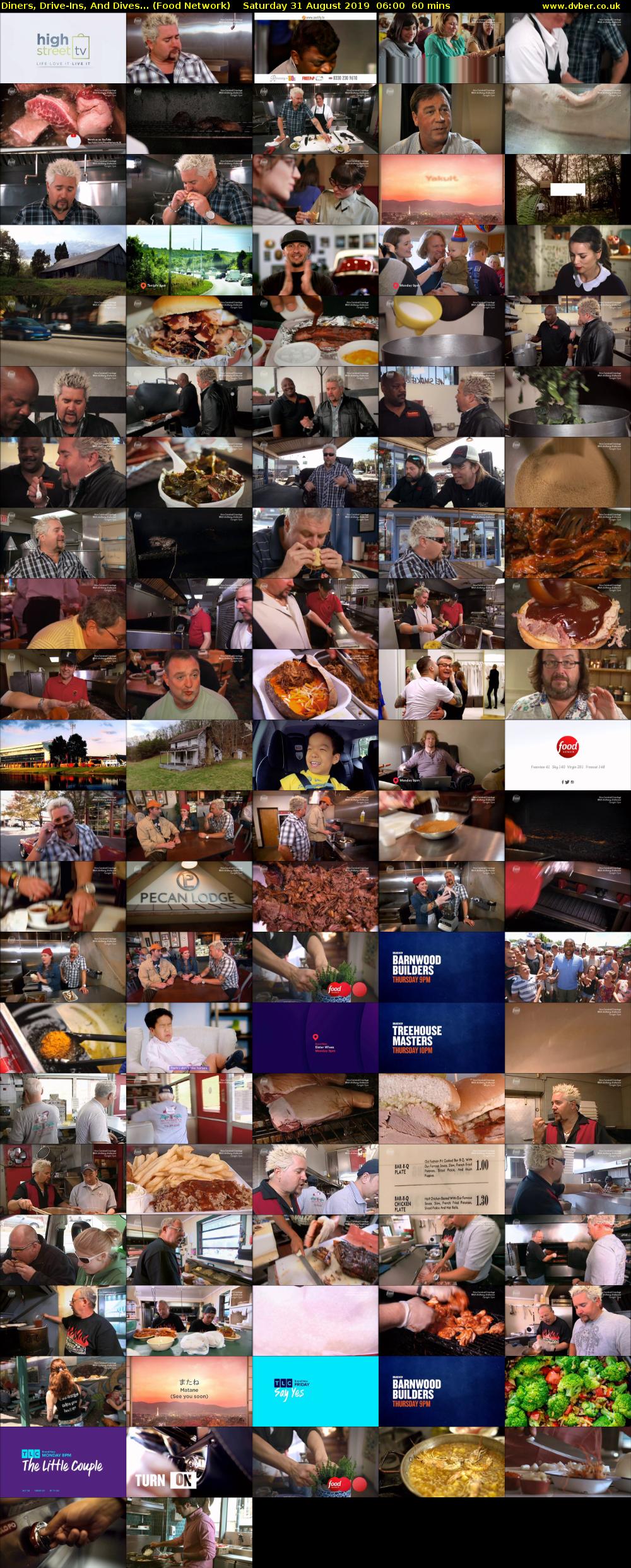 Diners, Drive-Ins, And Dives... (Food Network) Saturday 31 August 2019 06:00 - 07:00