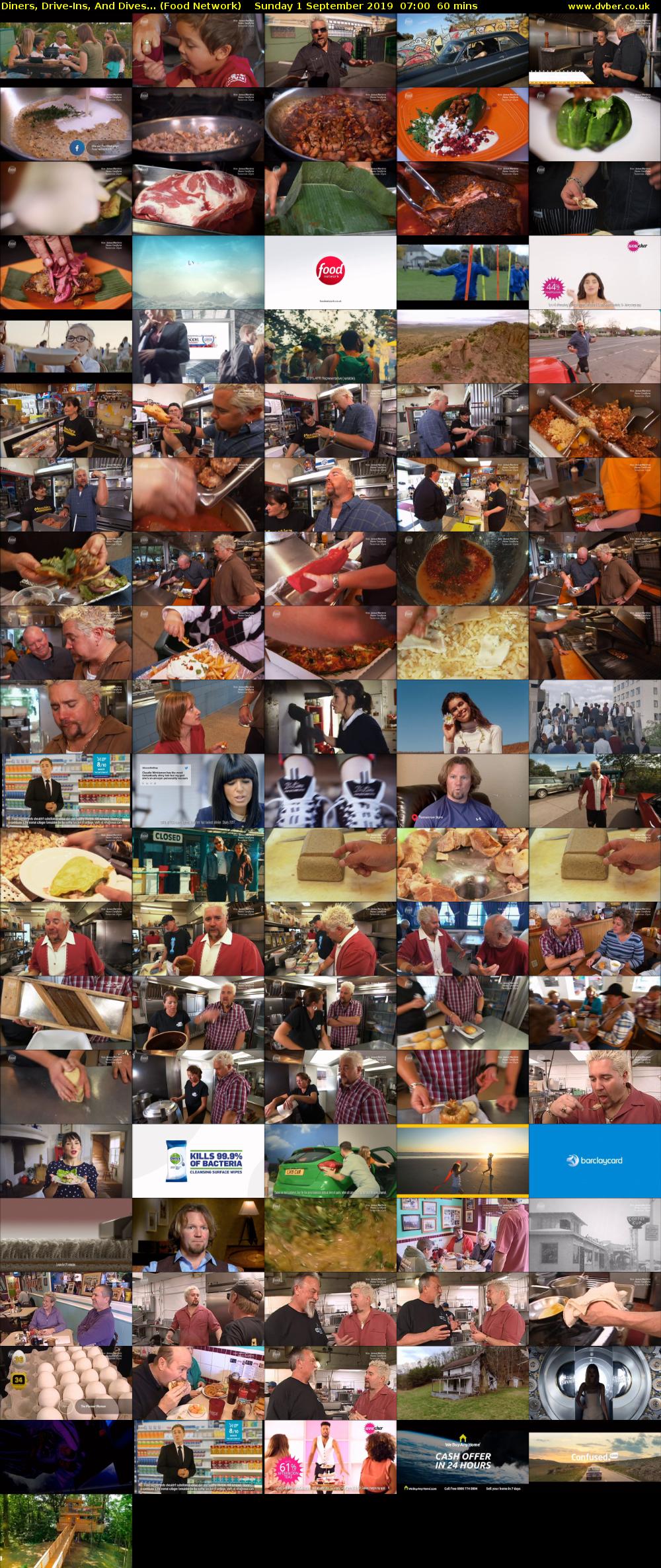 Diners, Drive-Ins, And Dives... (Food Network) Sunday 1 September 2019 07:00 - 08:00