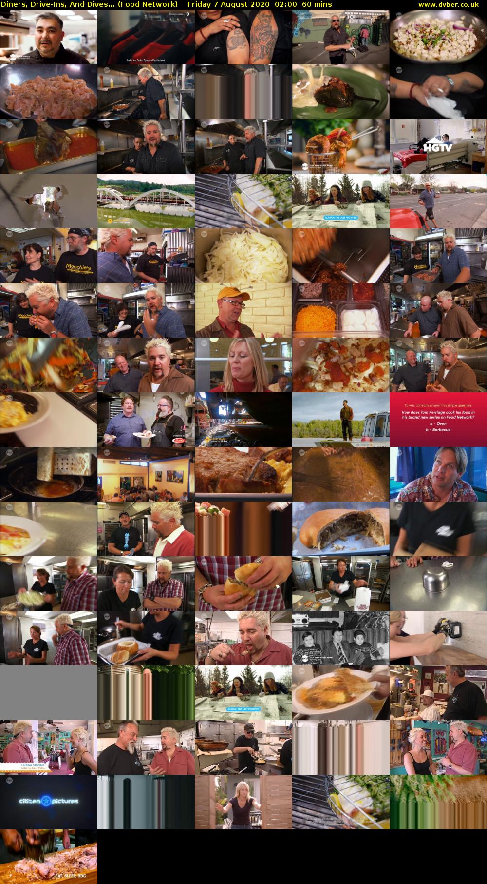 Diners, Drive-Ins, And Dives... (Food Network) Friday 7 August 2020 02:00 - 03:00