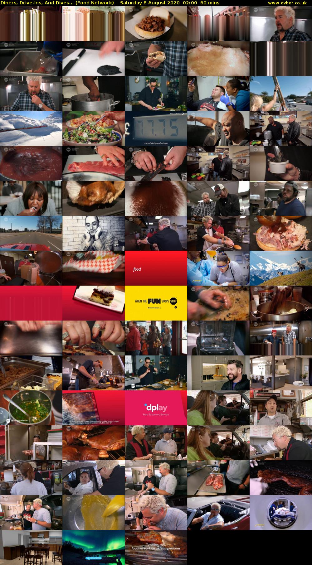 Diners, Drive-Ins, And Dives... (Food Network) Saturday 8 August 2020 02:00 - 03:00