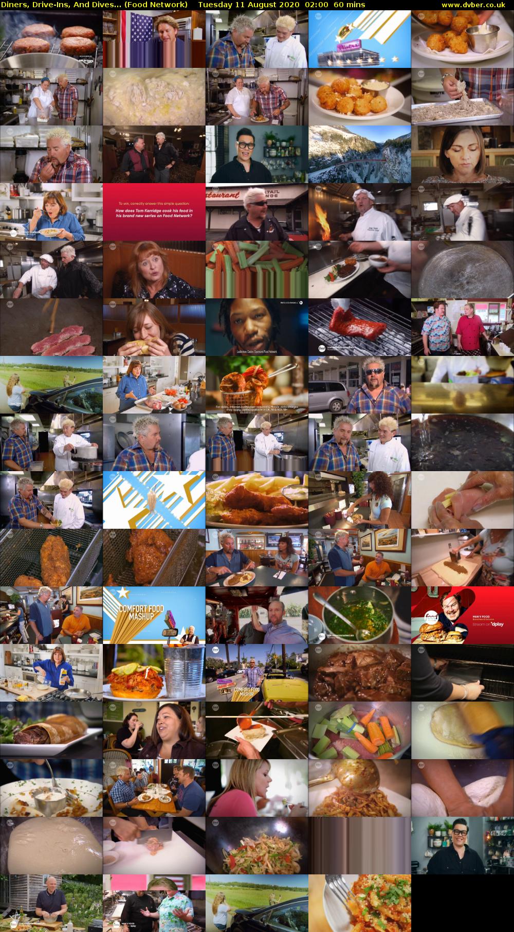 Diners, Drive-Ins, And Dives... (Food Network) Tuesday 11 August 2020 02:00 - 03:00
