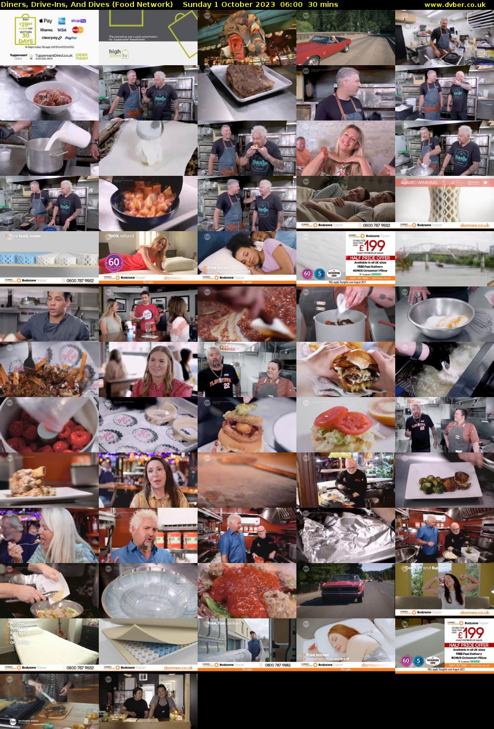 Diners, Drive-Ins, And Dives (Food Network) Sunday 1 October 2023 06:00 - 06:30