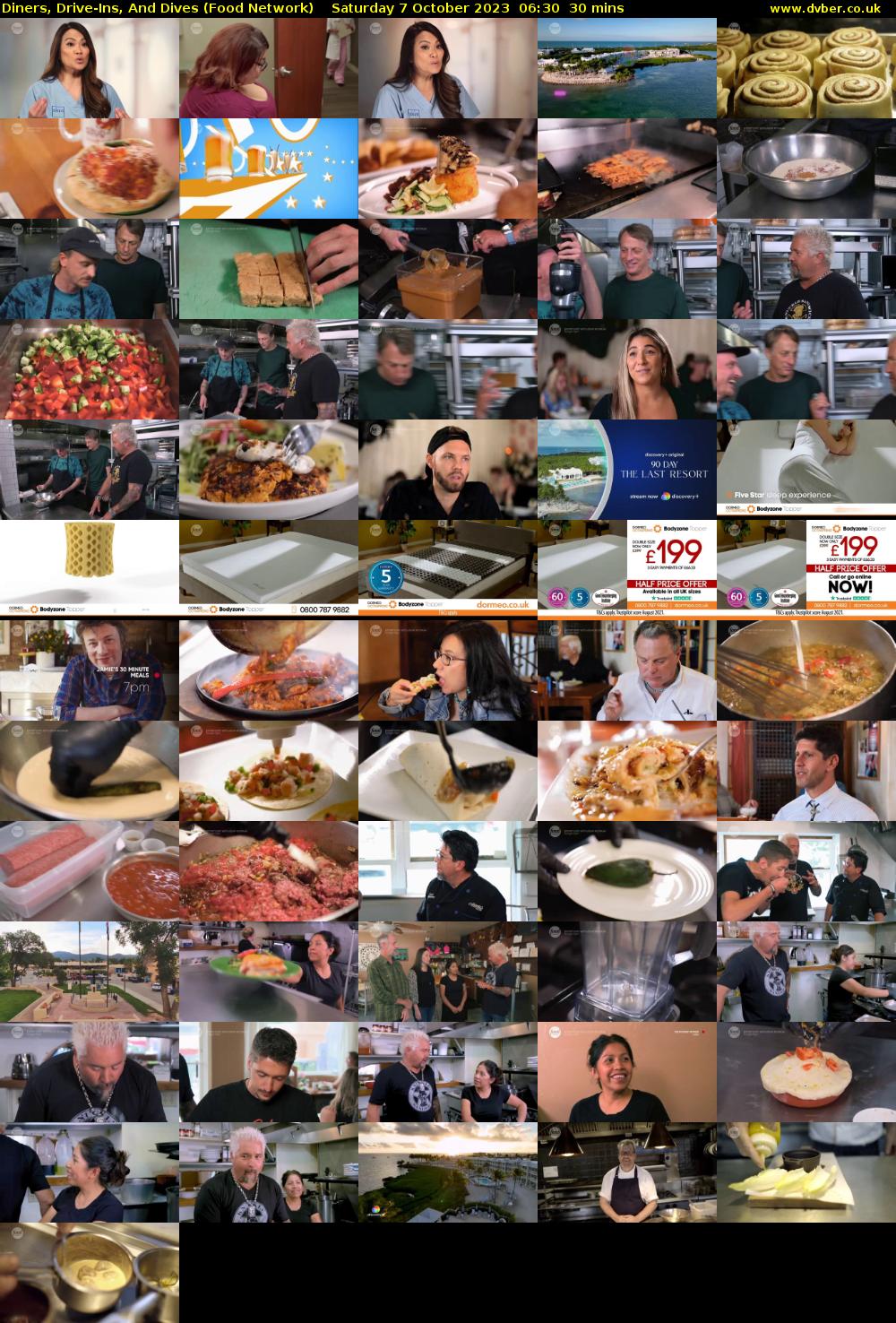 Diners, Drive-Ins, And Dives (Food Network) Saturday 7 October 2023 06:30 - 07:00