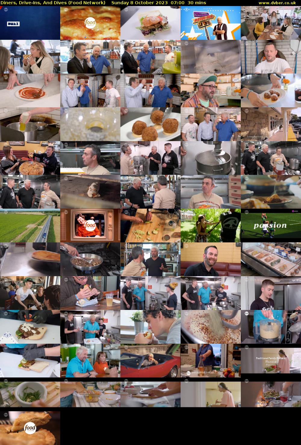 Diners, Drive-Ins, And Dives (Food Network) Sunday 8 October 2023 07:00 - 07:30