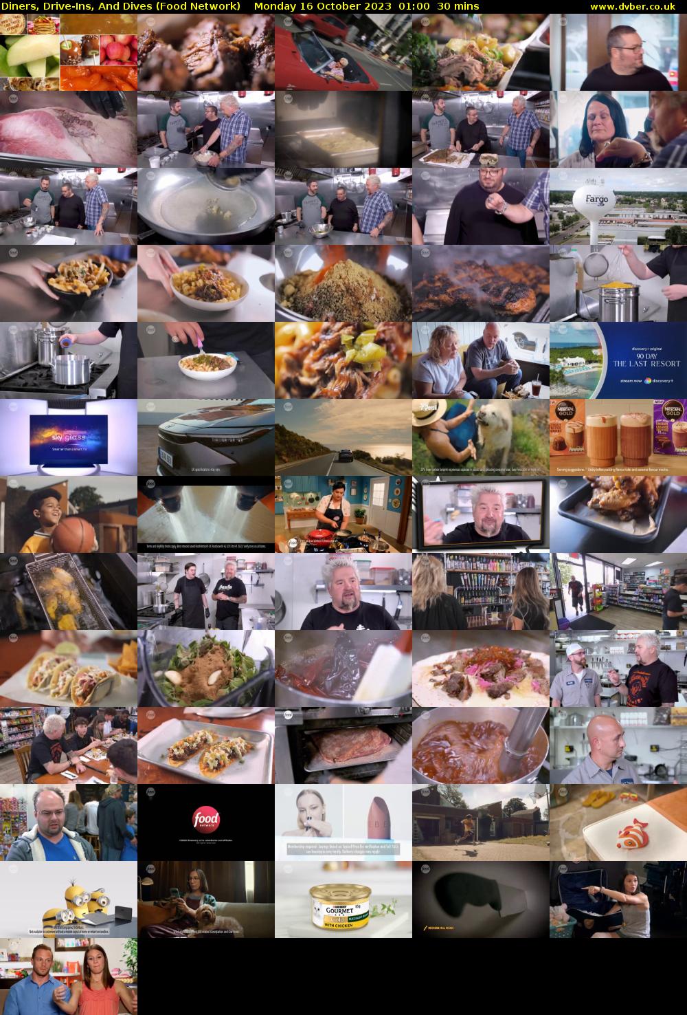 Diners, Drive-Ins, And Dives (Food Network) Monday 16 October 2023 01:00 - 01:30