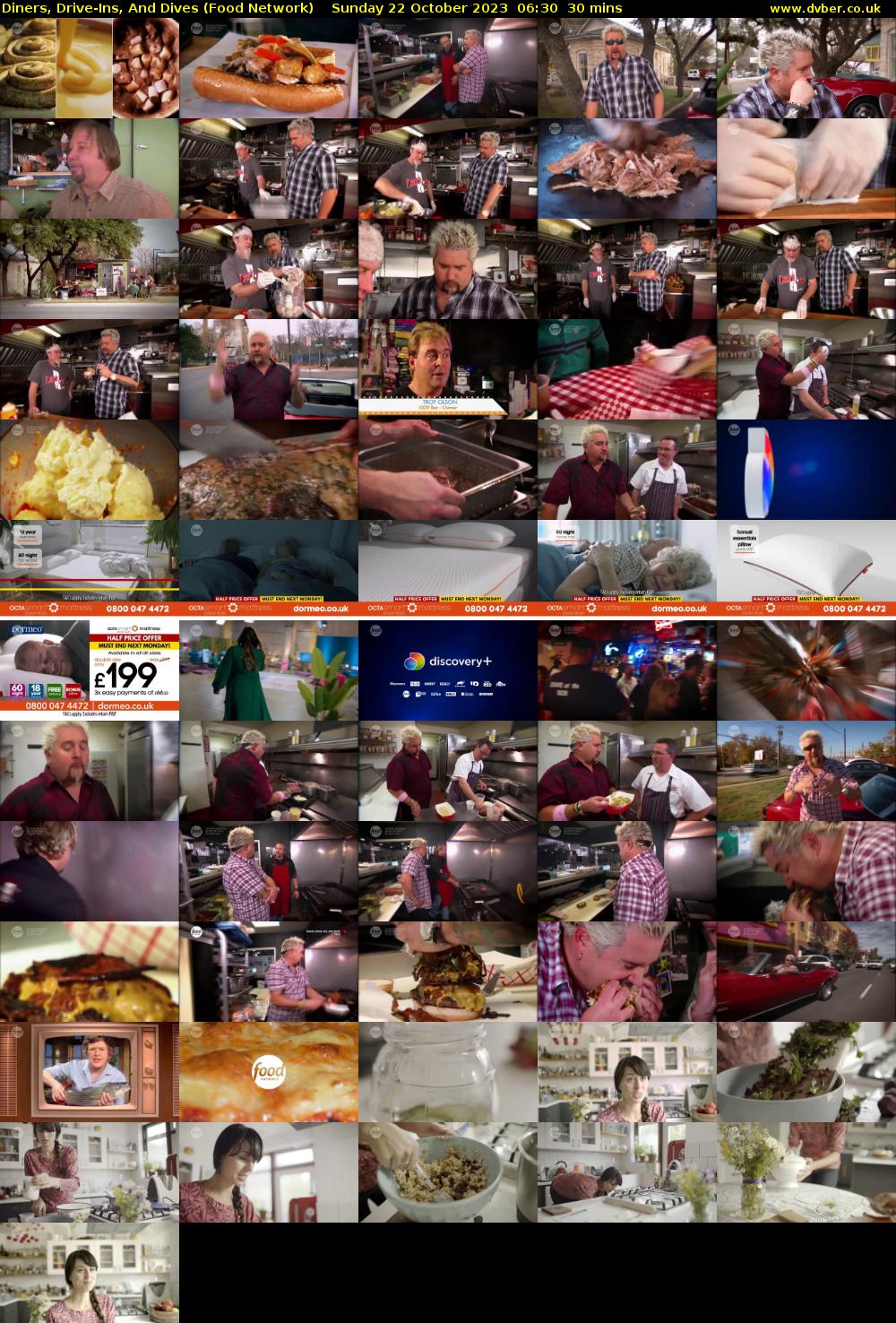 Diners, Drive-Ins, And Dives (Food Network) Sunday 22 October 2023 06:30 - 07:00