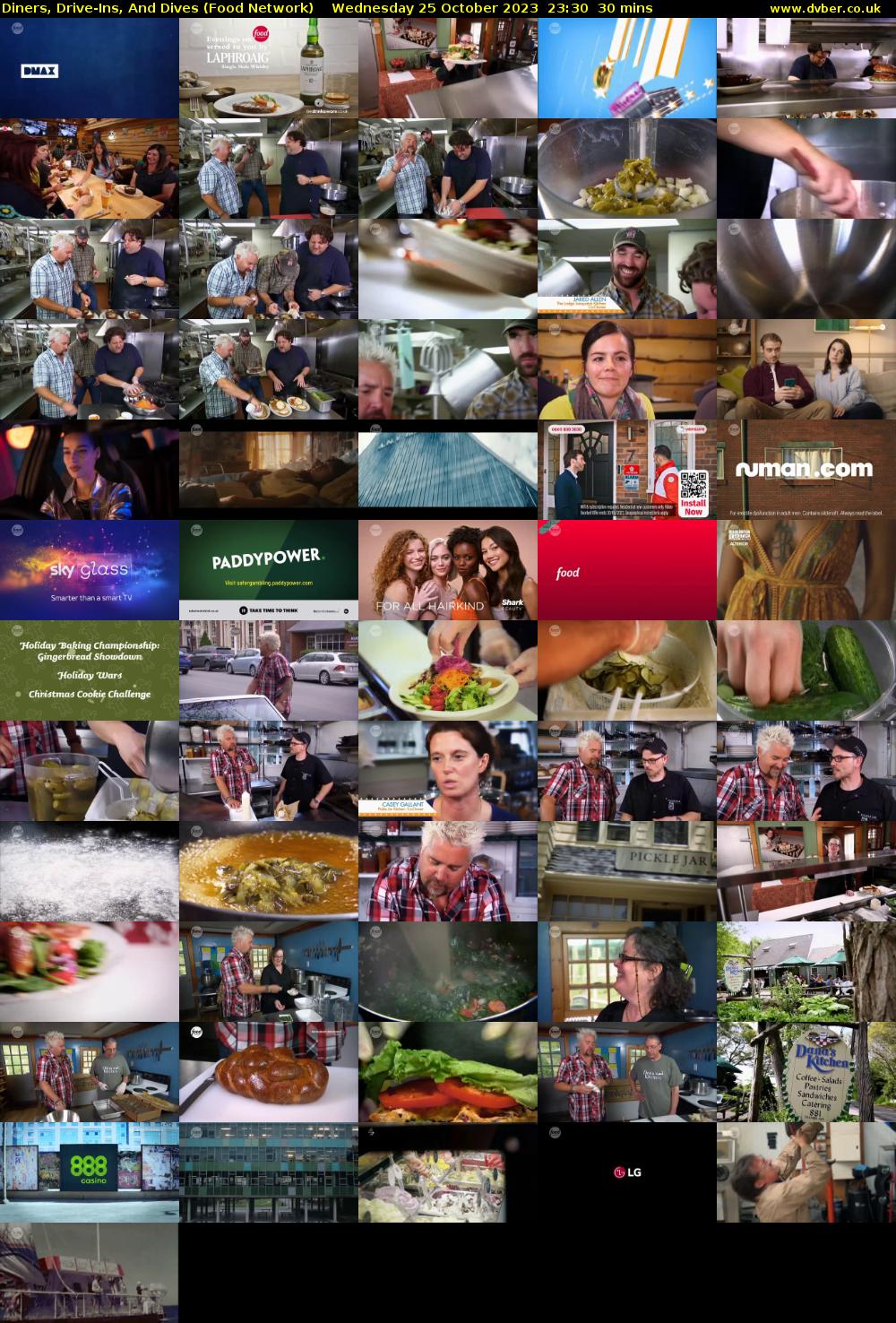 Diners, Drive-Ins, And Dives (Food Network) Wednesday 25 October 2023 23:30 - 00:00