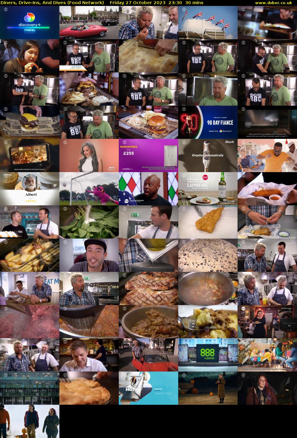 Diners, Drive-Ins, And Dives (Food Network) Friday 27 October 2023 23:30 - 00:00