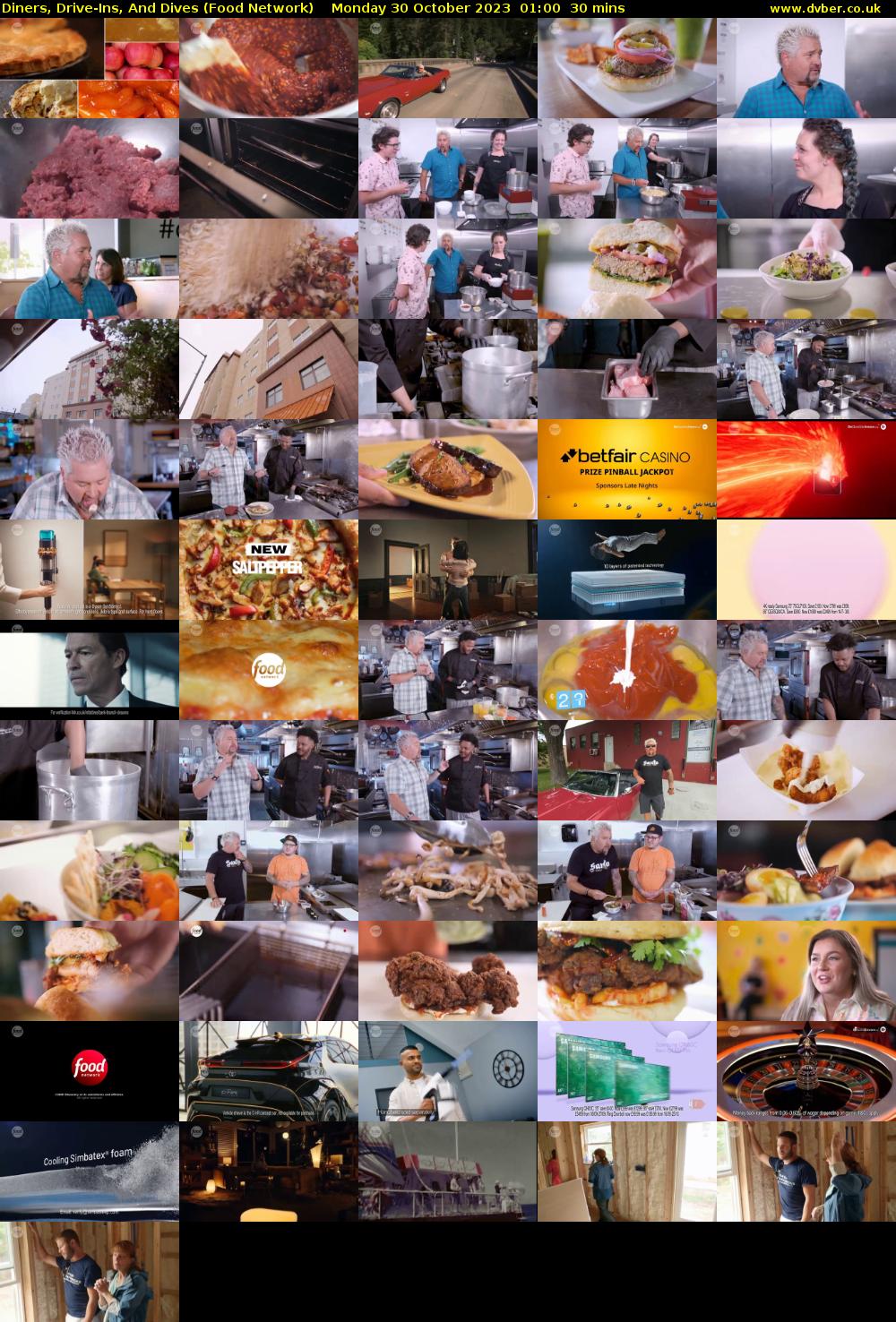Diners, Drive-Ins, And Dives (Food Network) Monday 30 October 2023 01:00 - 01:30