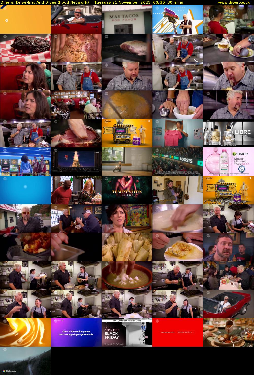 Diners, Drive-Ins, And Dives (Food Network) Tuesday 21 November 2023 00:30 - 01:00