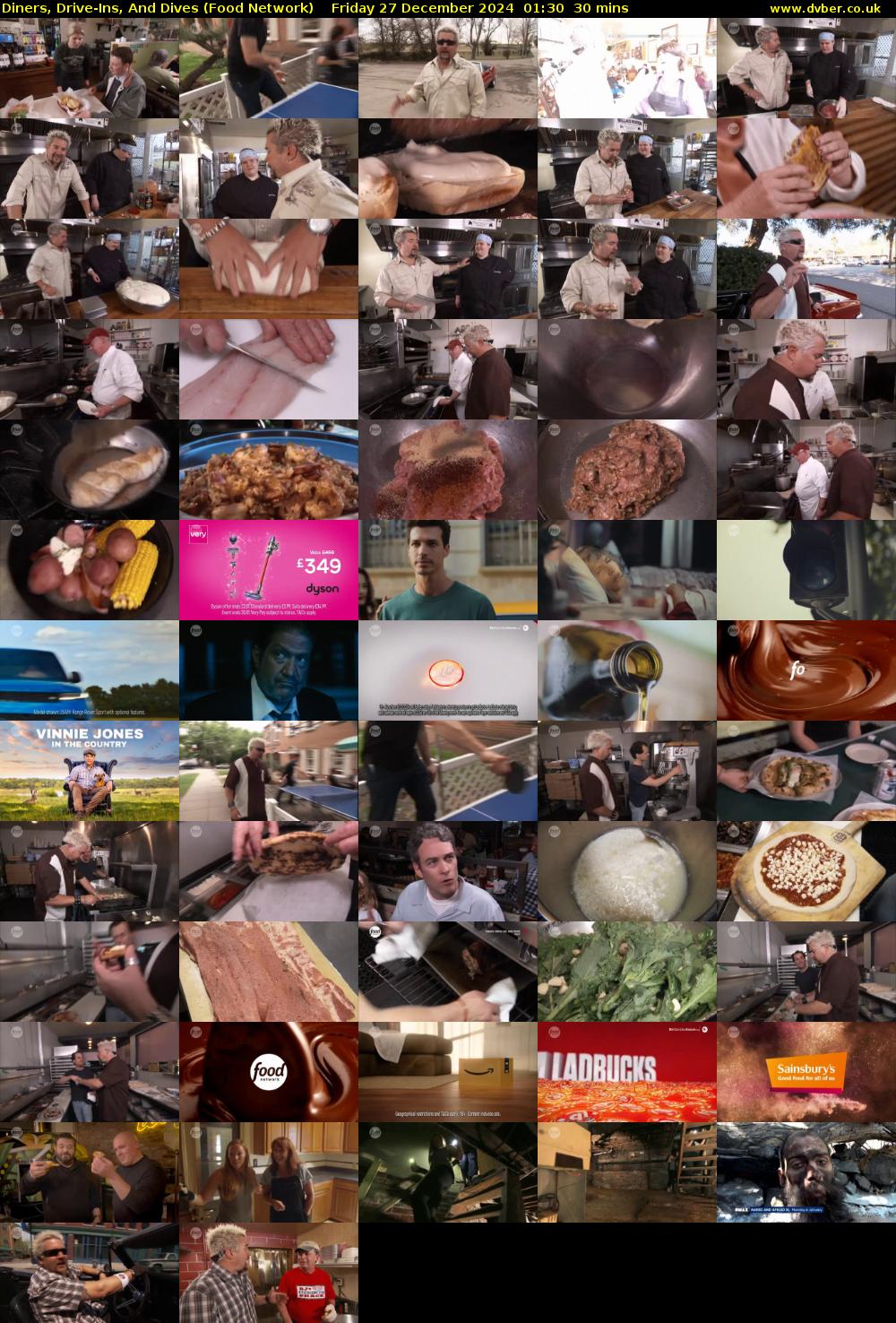 Diners, Drive-Ins, And Dives (Food Network) Friday 27 December 2024 01:30 - 02:00