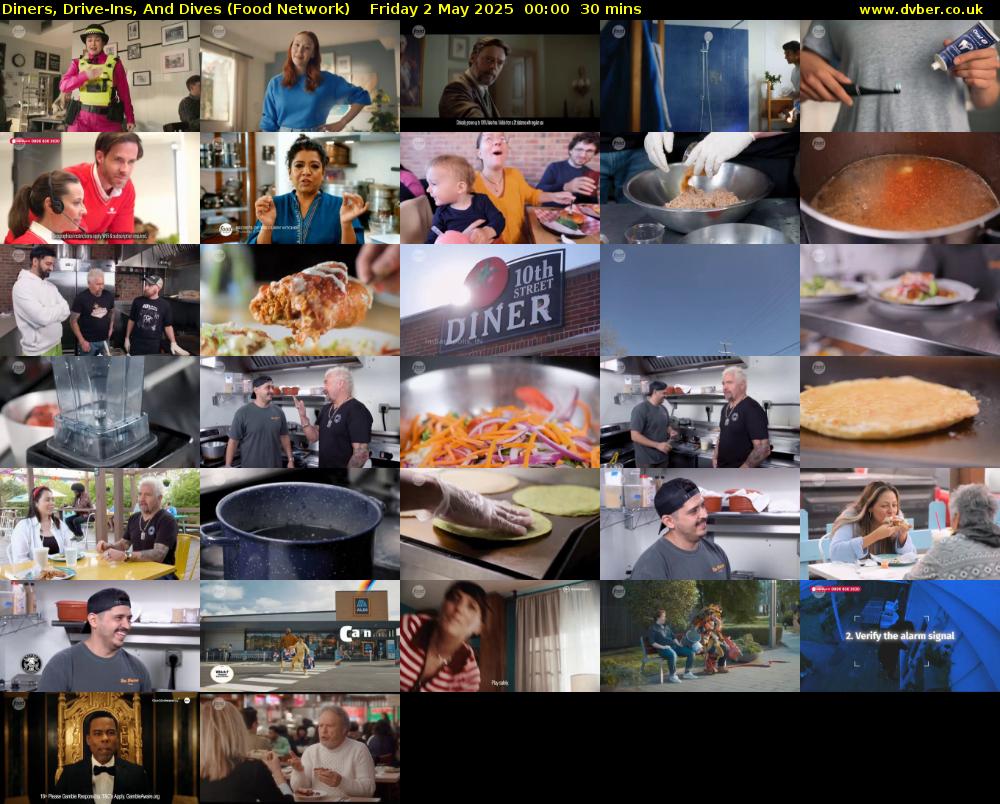 Diners, Drive-Ins, And Dives (Food Network) Friday 2 May 2025 00:00 - 00:30