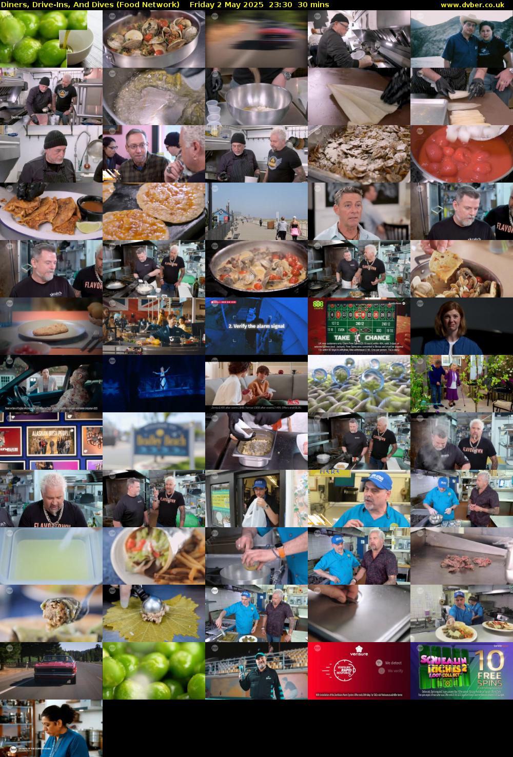 Diners, Drive-Ins, And Dives (Food Network) Friday 2 May 2025 23:30 - 00:00