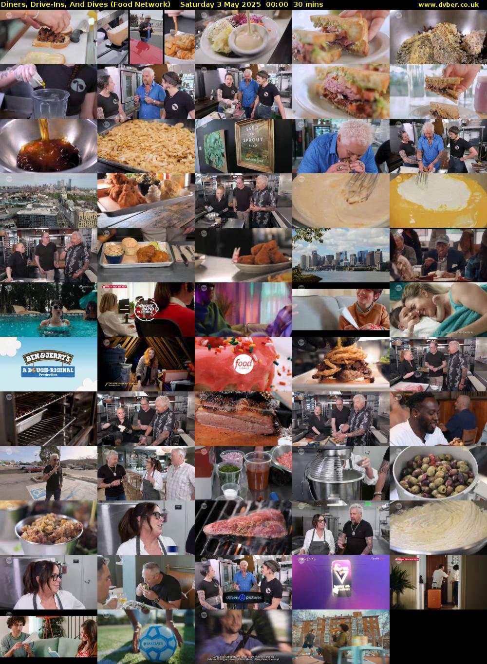 Diners, Drive-Ins, And Dives (Food Network) Saturday 3 May 2025 00:00 - 00:30