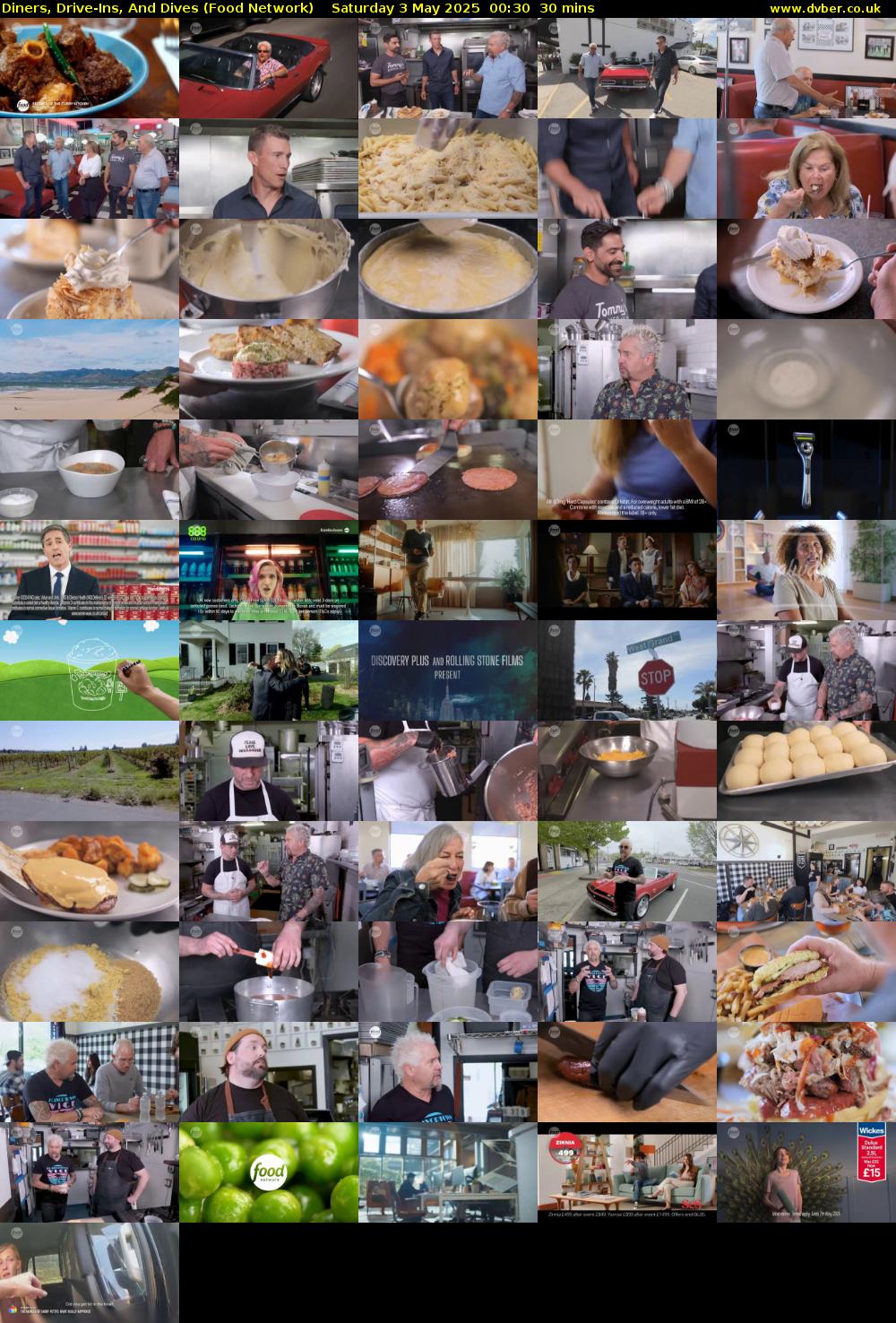 Diners, Drive-Ins, And Dives (Food Network) Saturday 3 May 2025 00:30 - 01:00