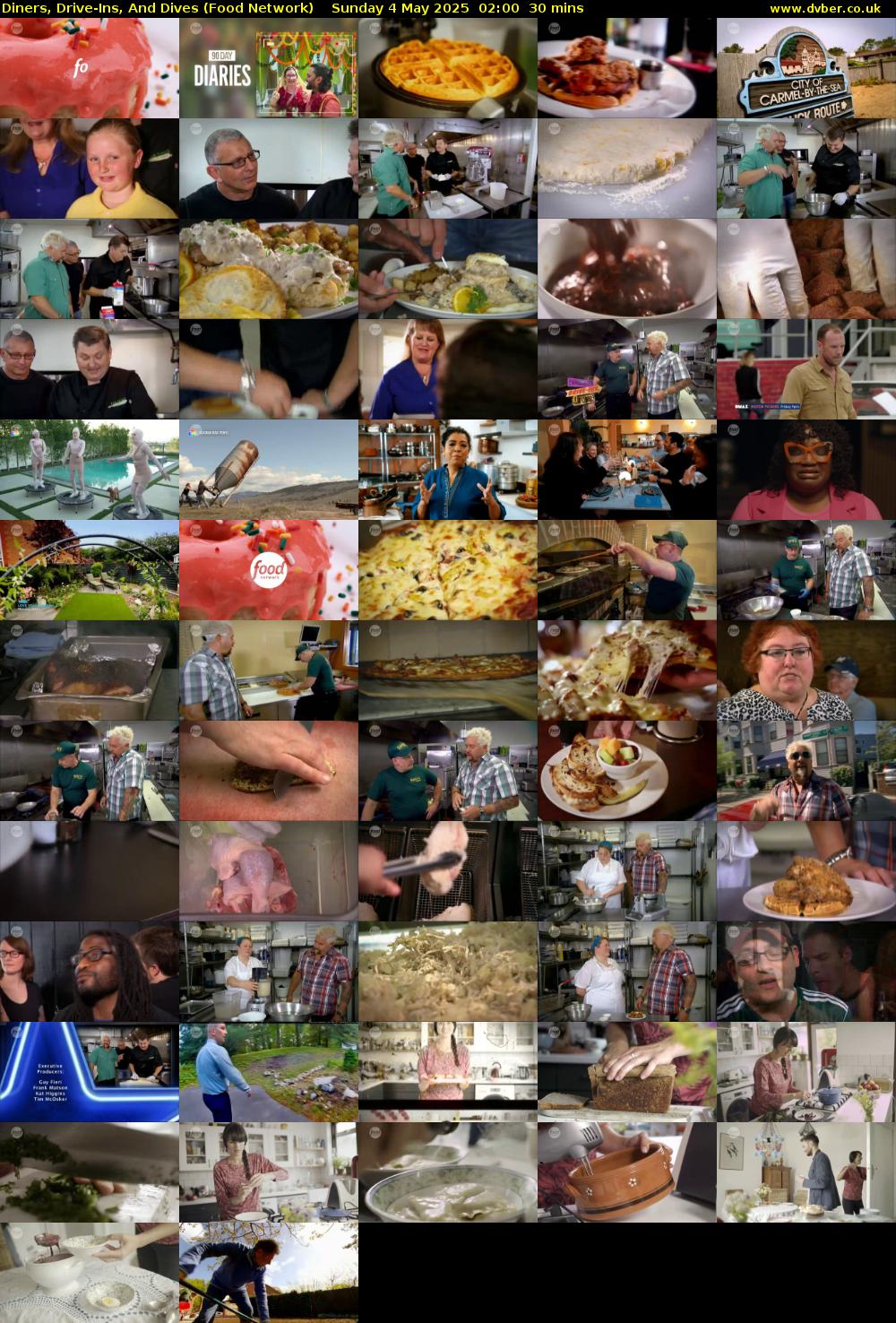 Diners, Drive-Ins, And Dives (Food Network) Sunday 4 May 2025 02:00 - 02:30