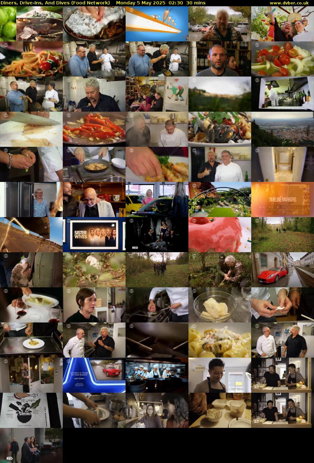Diners, Drive-Ins, And Dives (Food Network) Monday 5 May 2025 02:30 - 03:00