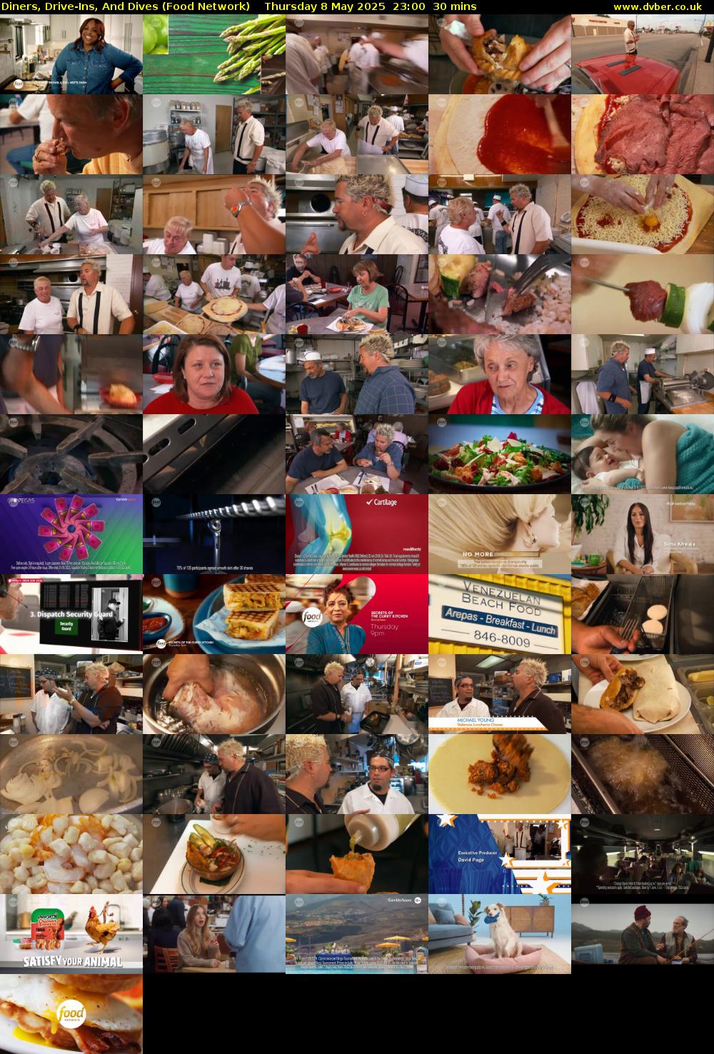 Diners, Drive-Ins, And Dives (Food Network) Thursday 8 May 2025 23:00 - 23:30