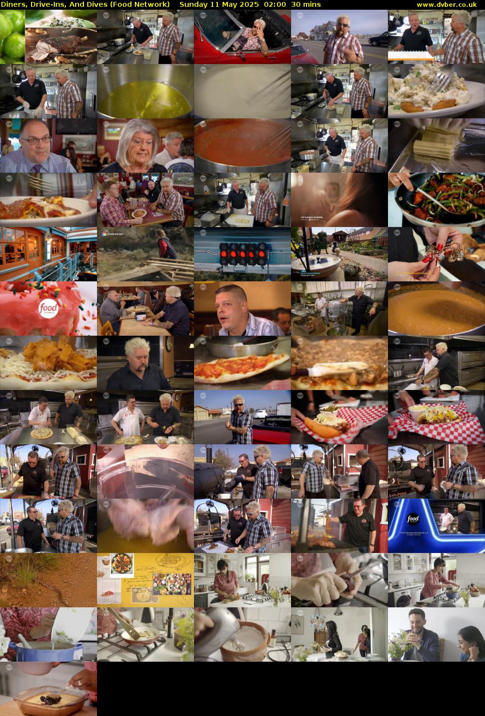 Diners, Drive-Ins, And Dives (Food Network) Sunday 11 May 2025 02:00 - 02:30