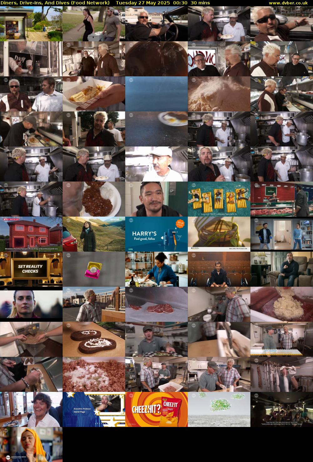 Diners, Drive-Ins, And Dives (Food Network) Tuesday 27 May 2025 00:30 - 01:00