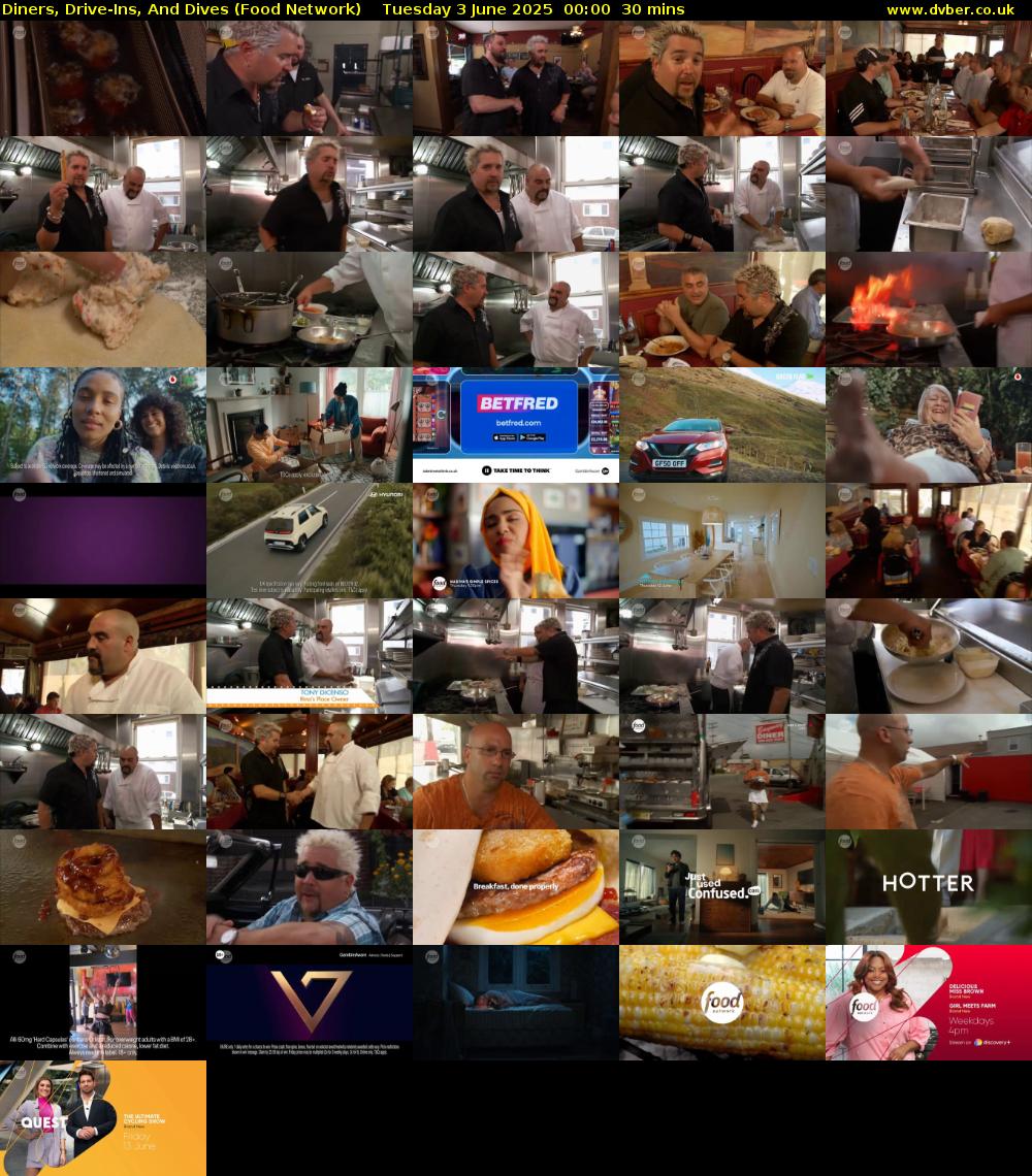 Diners, Drive-Ins, And Dives (Food Network) Tuesday 3 June 2025 00:00 - 00:30