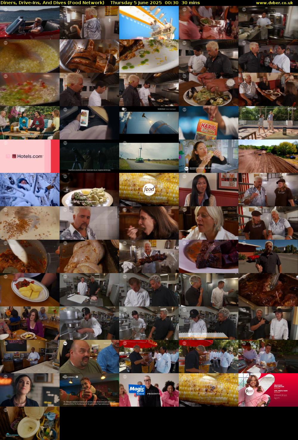 Diners, Drive-Ins, And Dives (Food Network) Thursday 5 June 2025 00:30 - 01:00