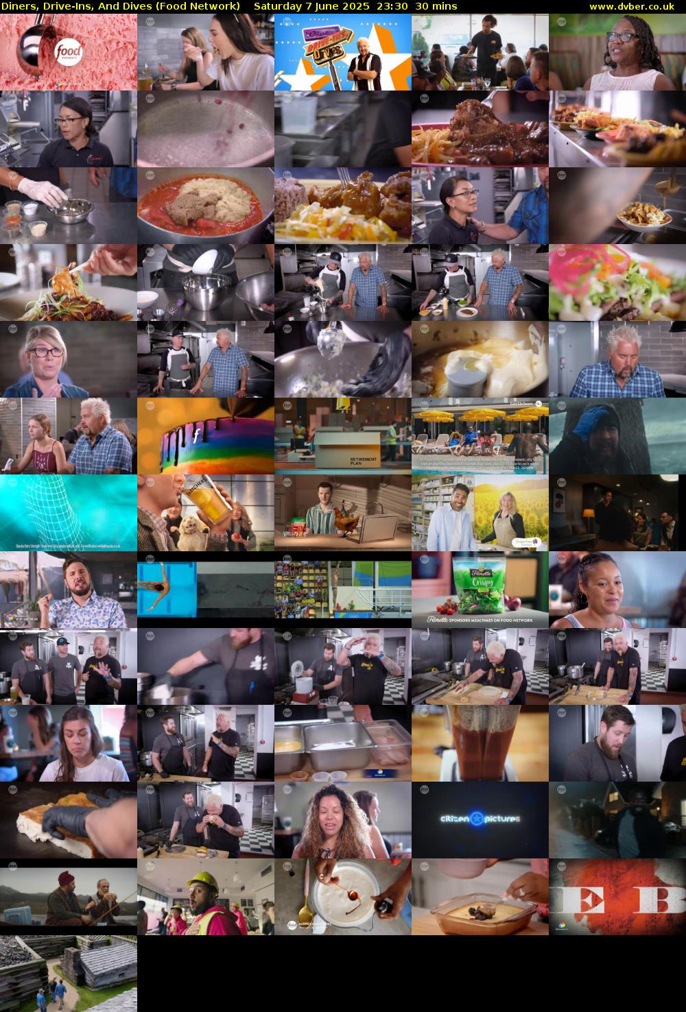 Diners, Drive-Ins, And Dives (Food Network) Saturday 7 June 2025 23:30 - 00:00