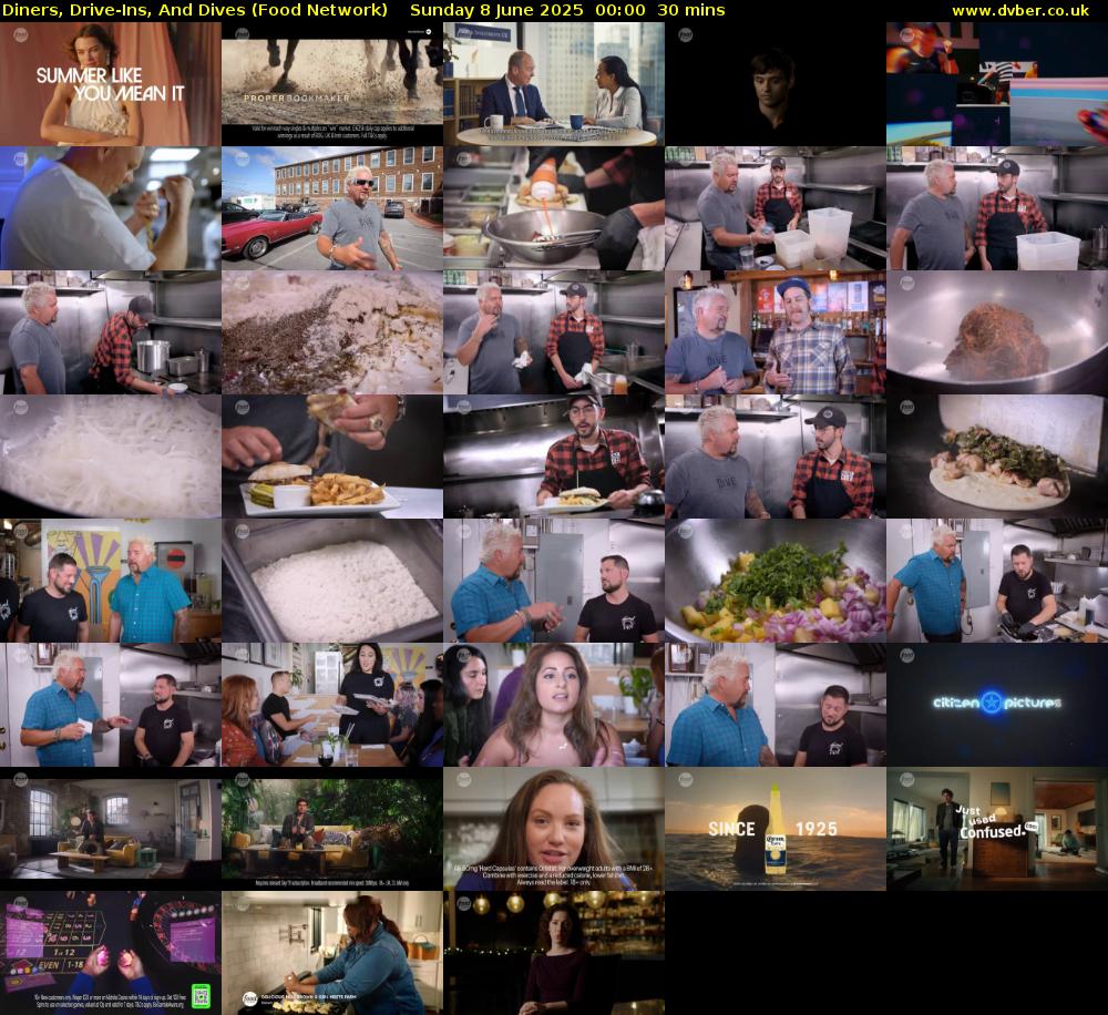 Diners, Drive-Ins, And Dives (Food Network) Sunday 8 June 2025 00:00 - 00:30