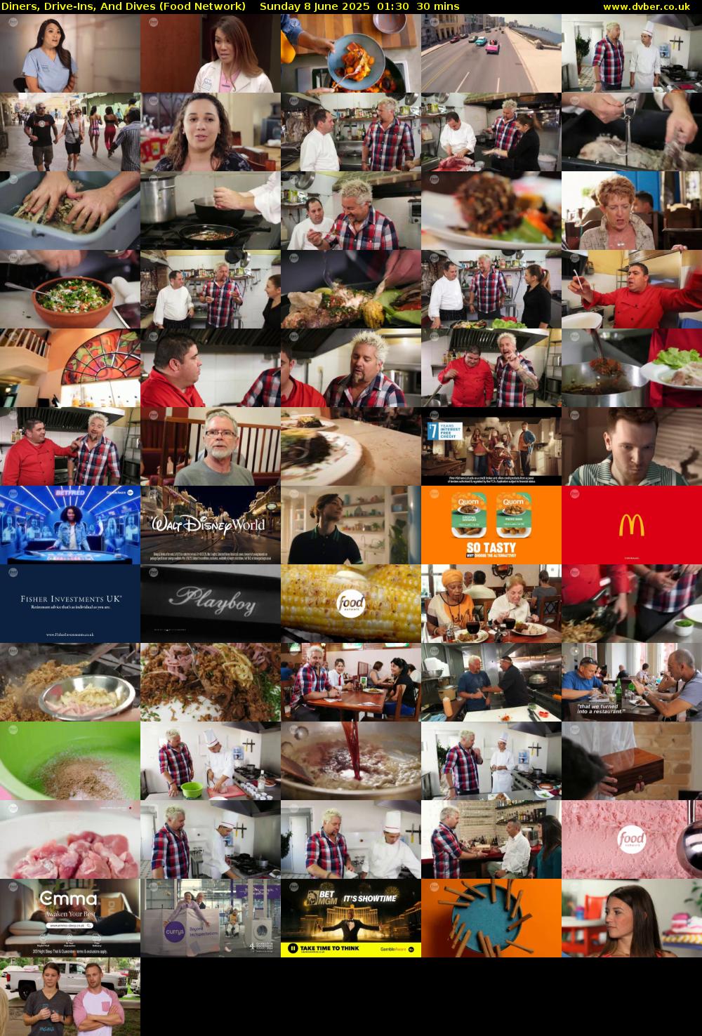 Diners, Drive-Ins, And Dives (Food Network) Sunday 8 June 2025 01:30 - 02:00