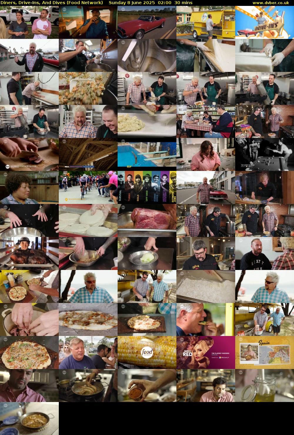 Diners, Drive-Ins, And Dives (Food Network) Sunday 8 June 2025 02:00 - 02:30