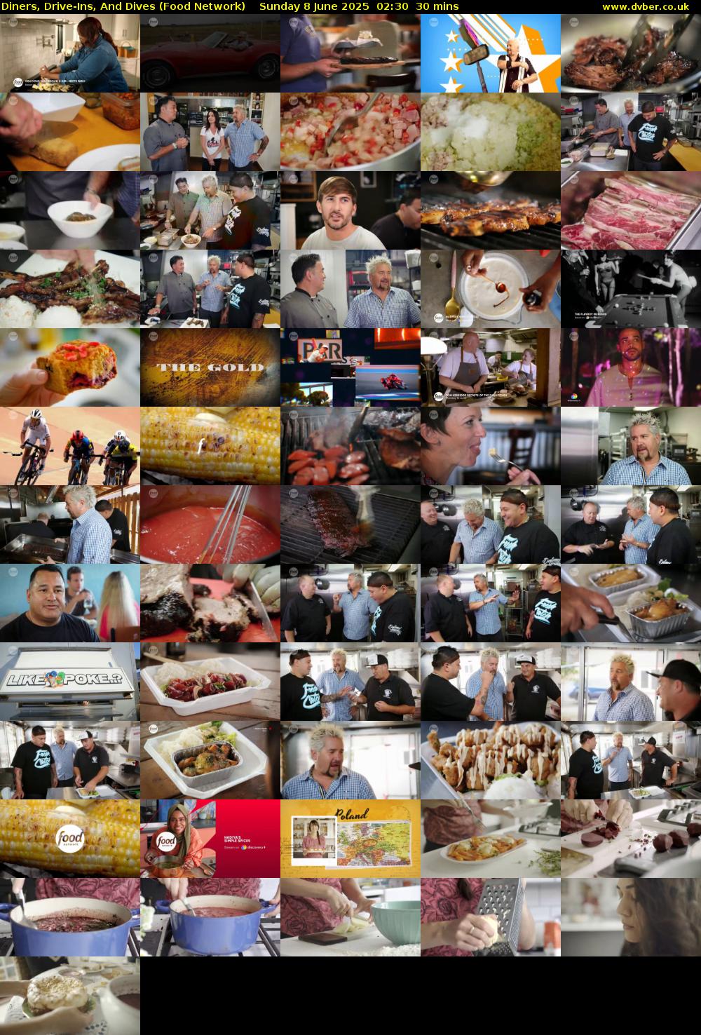 Diners, Drive-Ins, And Dives (Food Network) Sunday 8 June 2025 02:30 - 03:00