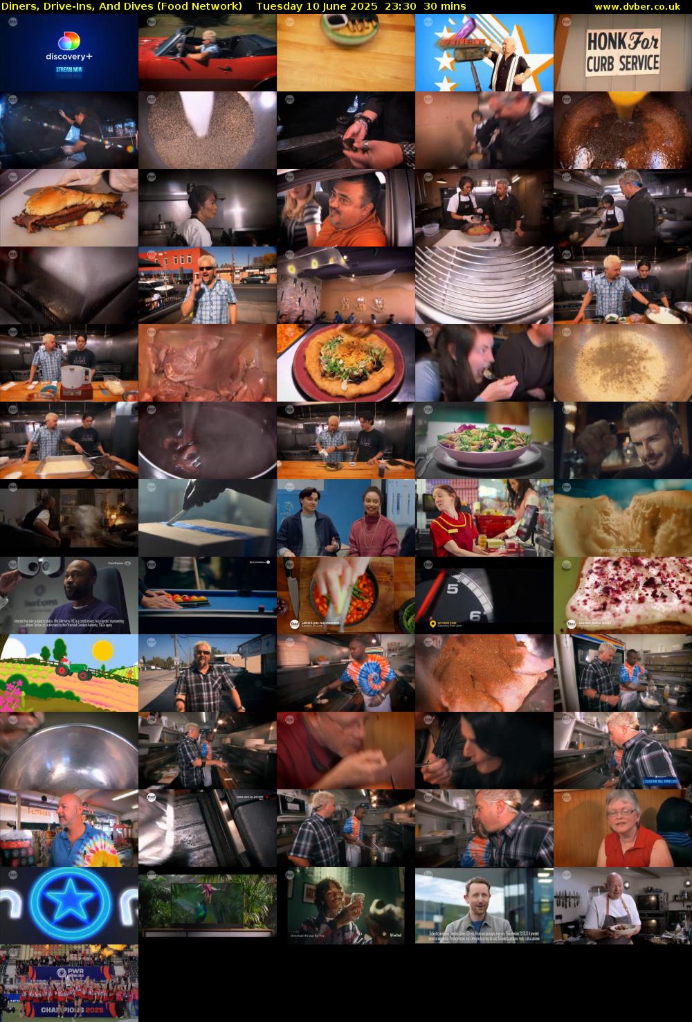 Diners, Drive-Ins, And Dives (Food Network) Tuesday 10 June 2025 23:30 - 00:00