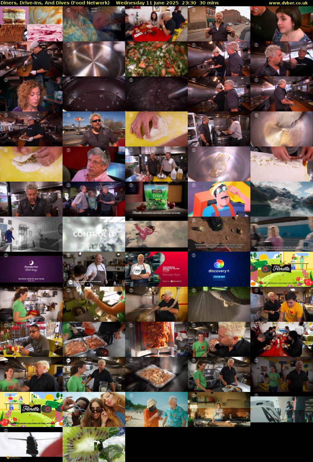 Diners, Drive-Ins, And Dives (Food Network) Wednesday 11 June 2025 23:30 - 00:00
