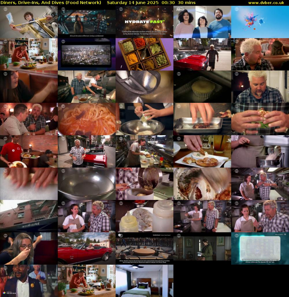 Diners, Drive-Ins, And Dives (Food Network) Saturday 14 June 2025 00:30 - 01:00