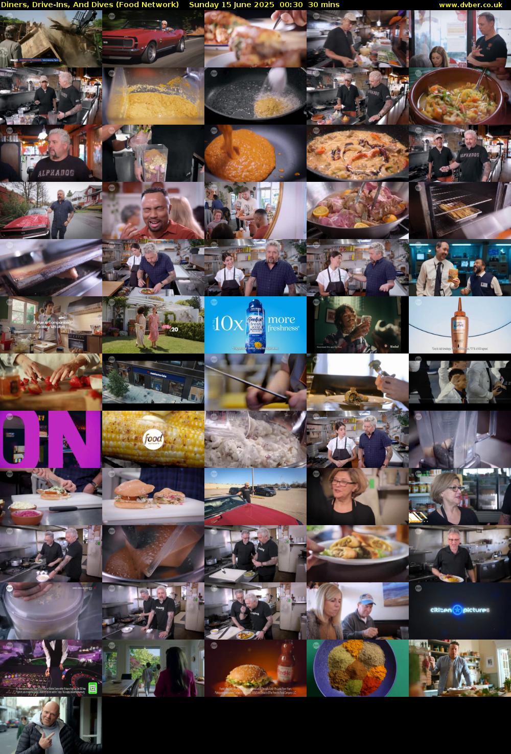 Diners, Drive-Ins, And Dives (Food Network) Sunday 15 June 2025 00:30 - 01:00