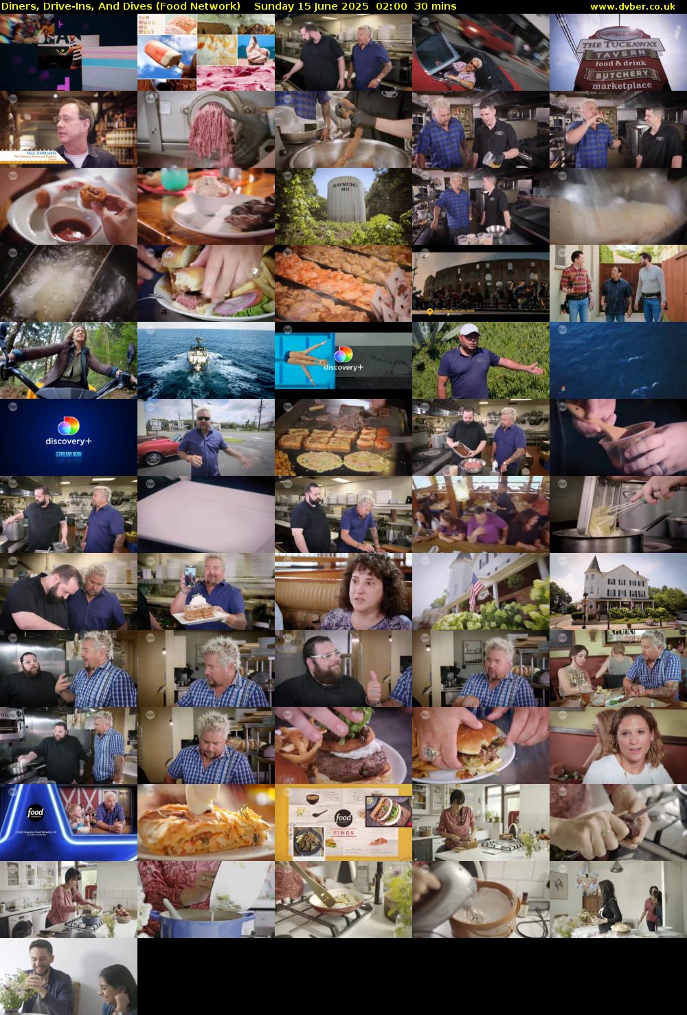 Diners, Drive-Ins, And Dives (Food Network) Sunday 15 June 2025 02:00 - 02:30