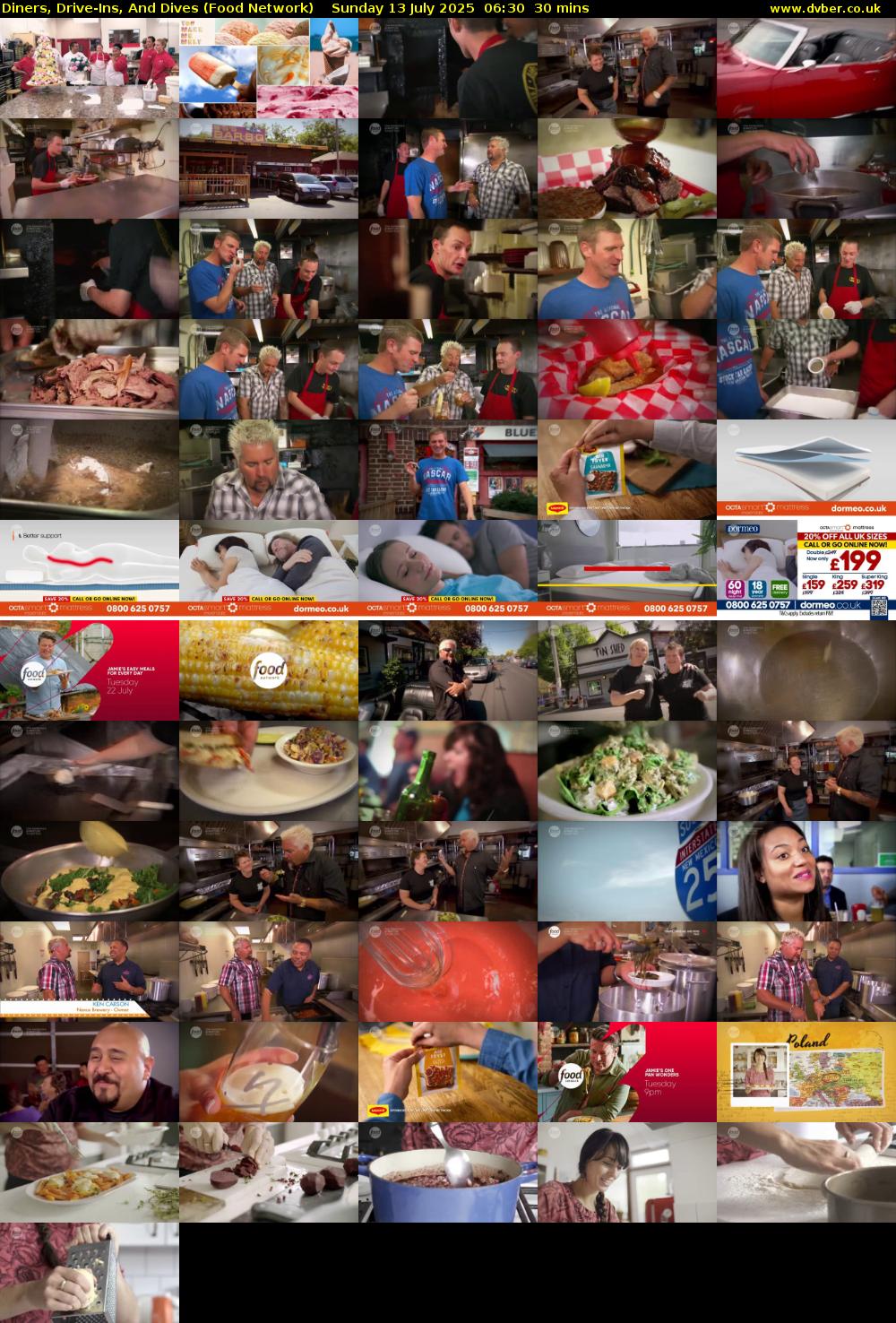 Diners, Drive-Ins, And Dives (Food Network) Sunday 13 July 2025 06:30 - 07:00