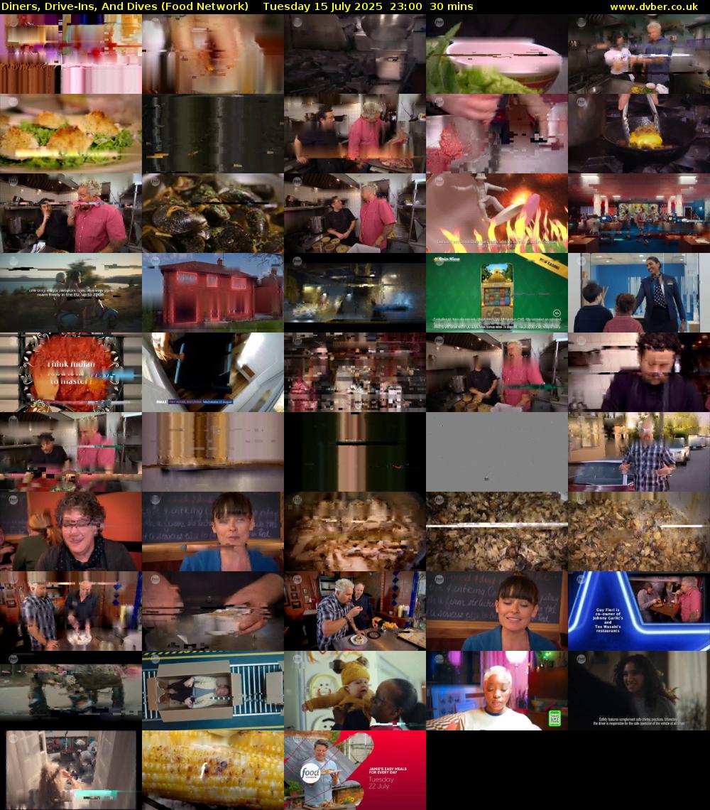 Diners, Drive-Ins, And Dives (Food Network) Tuesday 15 July 2025 23:00 - 23:30
