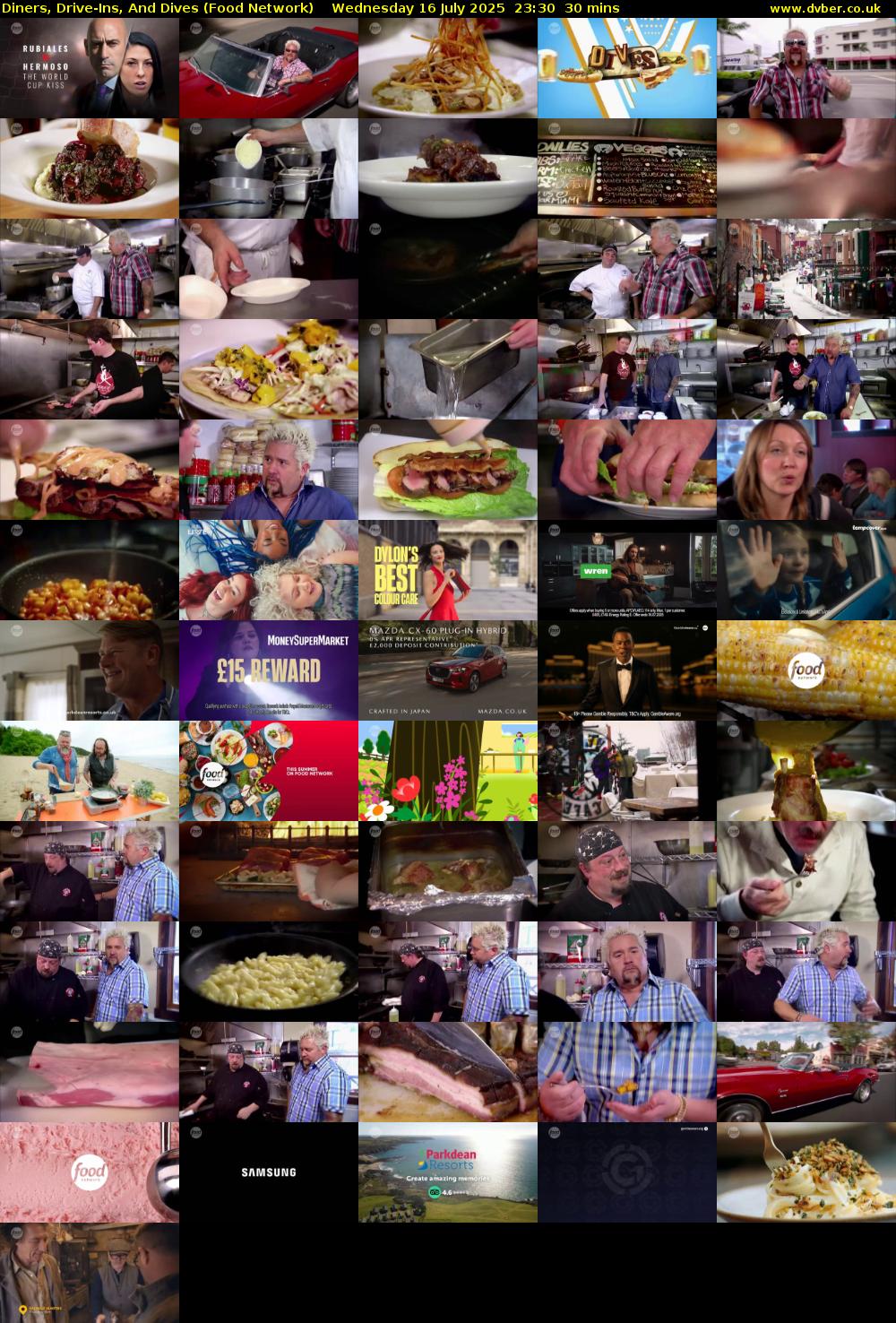 Diners, Drive-Ins, And Dives (Food Network) Wednesday 16 July 2025 23:30 - 00:00