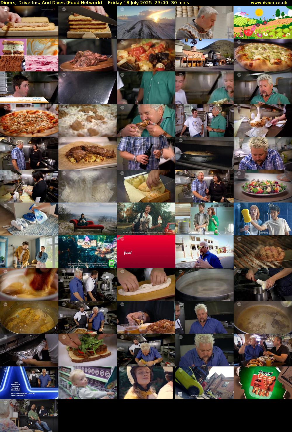Diners, Drive-Ins, And Dives (Food Network) Friday 18 July 2025 23:00 - 23:30