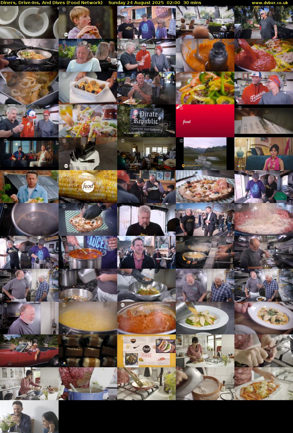 Diners, Drive-Ins, And Dives (Food Network) Sunday 24 August 2025 02:00 - 02:30