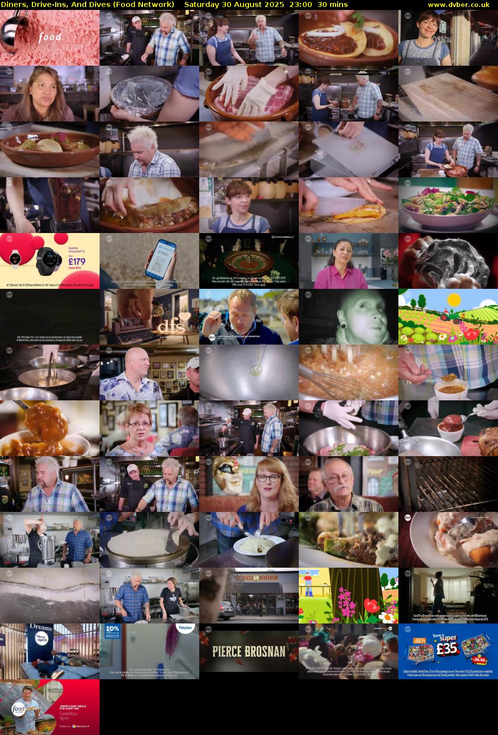 Diners, Drive-Ins, And Dives (Food Network) Saturday 30 August 2025 23:00 - 23:30