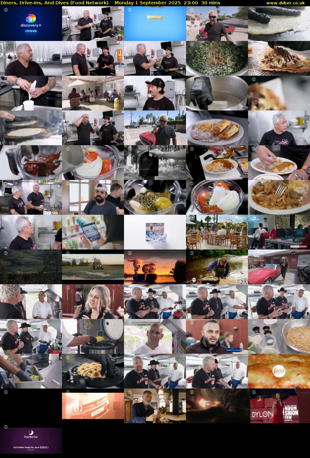Diners, Drive-Ins, And Dives (Food Network) Monday 1 September 2025 23:00 - 23:30