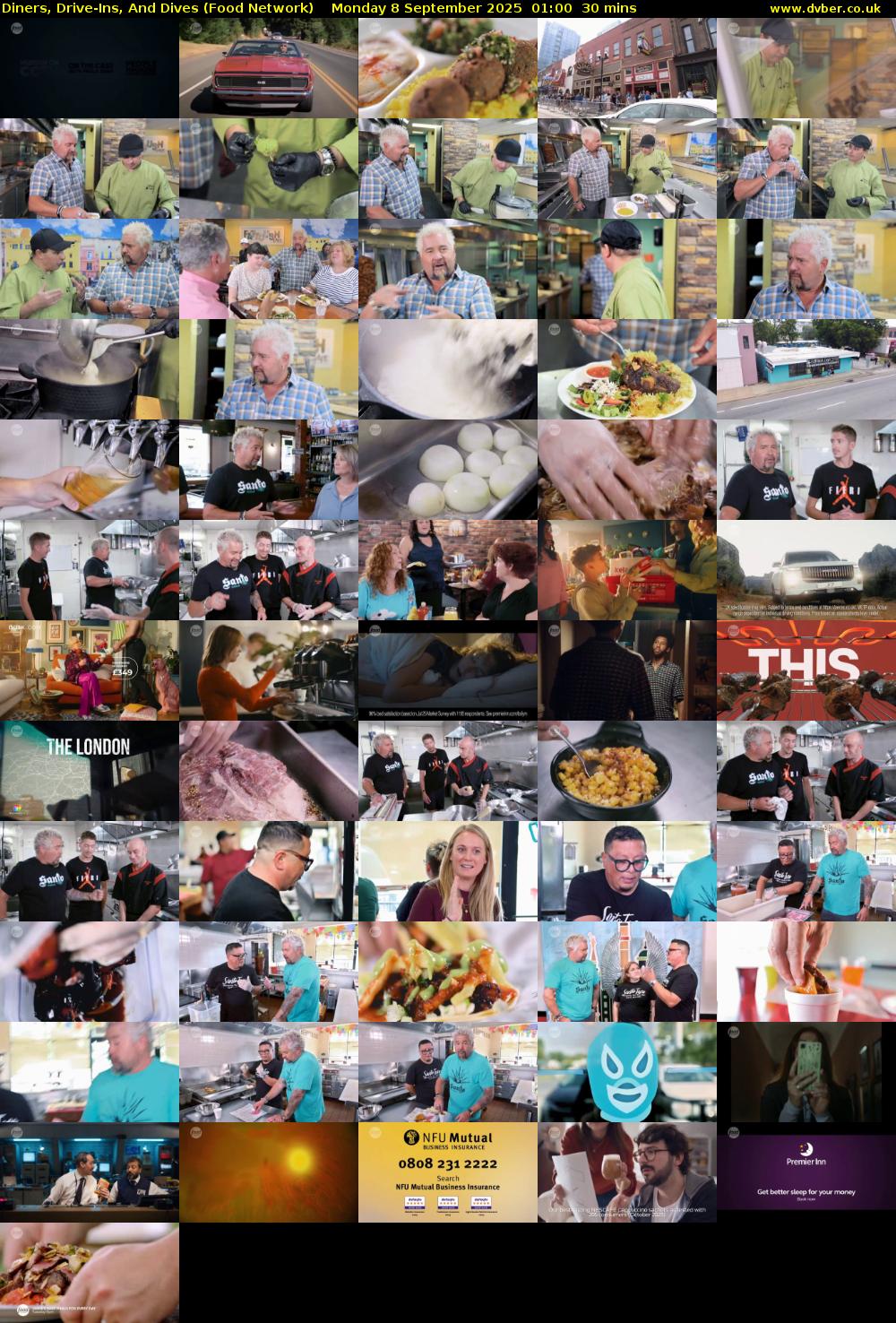 Diners, Drive-Ins, And Dives (Food Network) Monday 8 September 2025 01:00 - 01:30