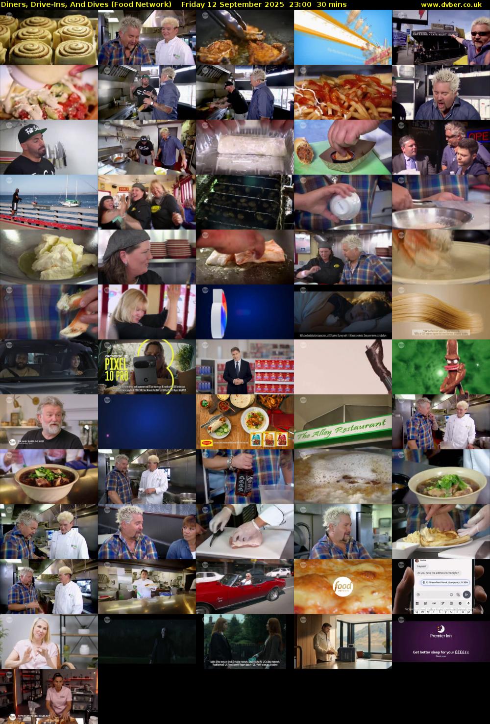 Diners, Drive-Ins, And Dives (Food Network) Friday 12 September 2025 23:00 - 23:30