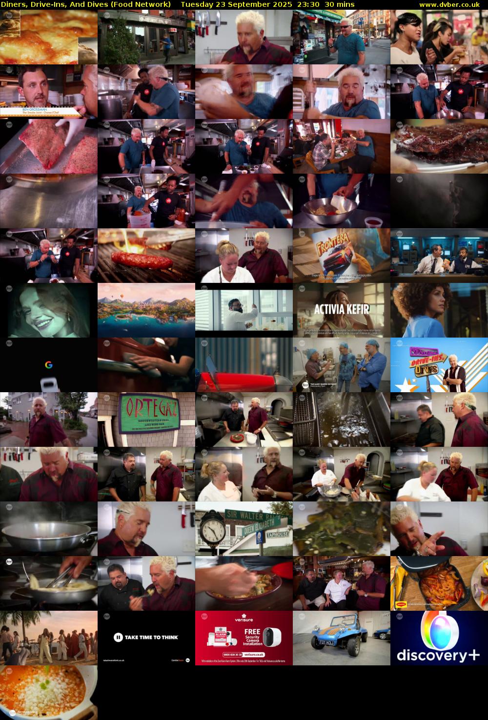 Diners, Drive-Ins, And Dives (Food Network) Tuesday 23 September 2025 23:30 - 00:00