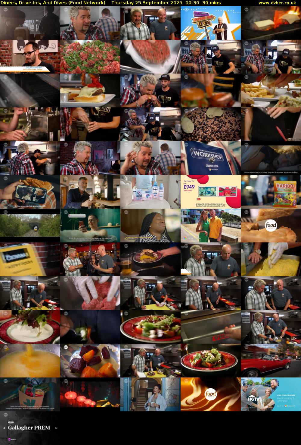 Diners, Drive-Ins, And Dives (Food Network) Thursday 25 September 2025 00:30 - 01:00