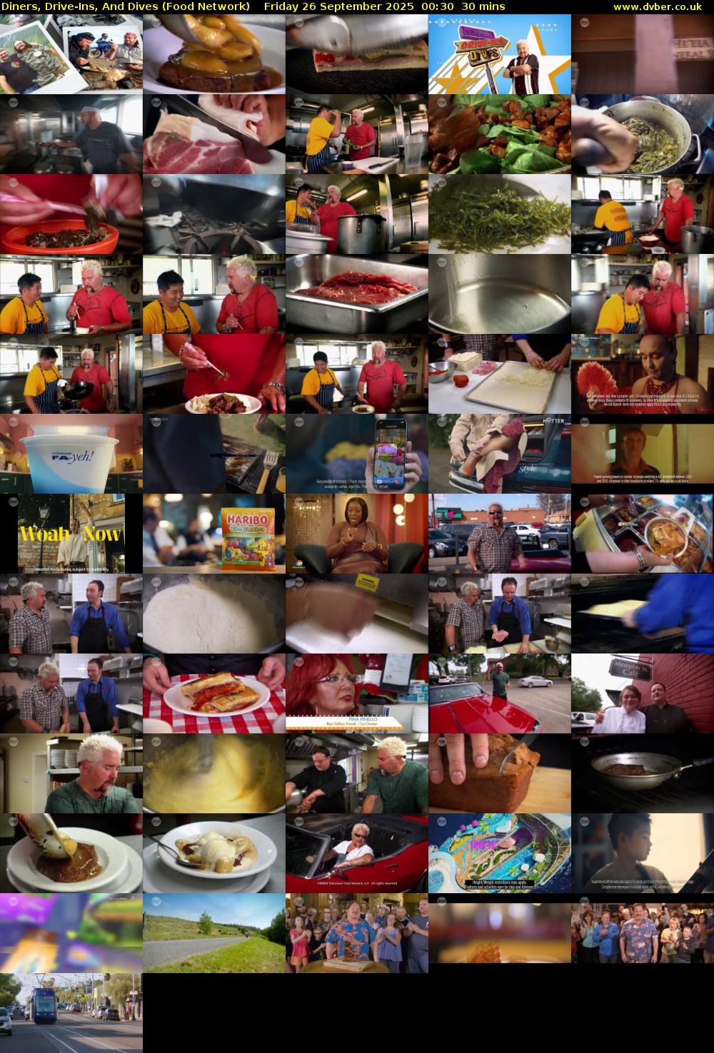 Diners, Drive-Ins, And Dives (Food Network) Friday 26 September 2025 00:30 - 01:00