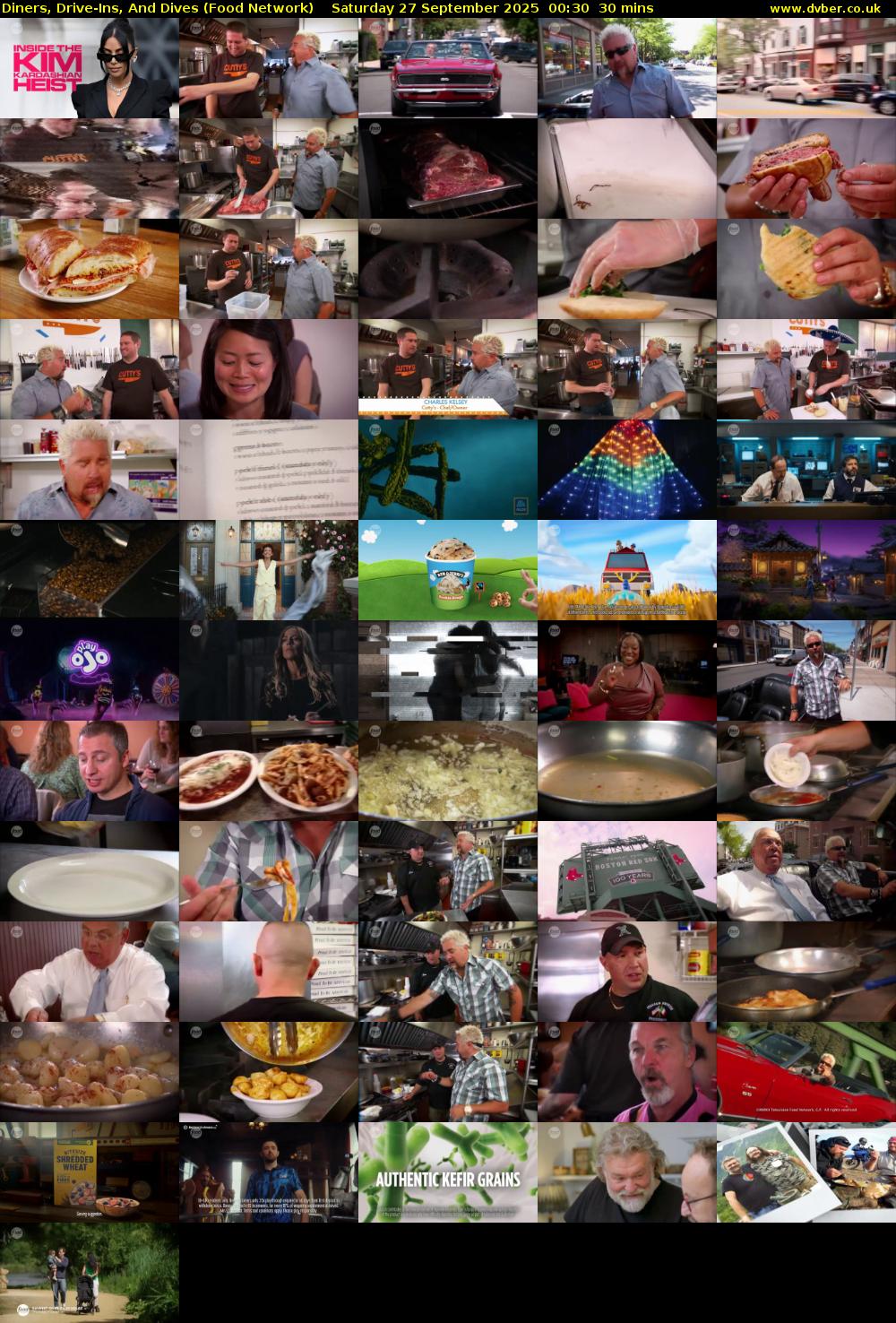Diners, Drive-Ins, And Dives (Food Network) Saturday 27 September 2025 00:30 - 01:00