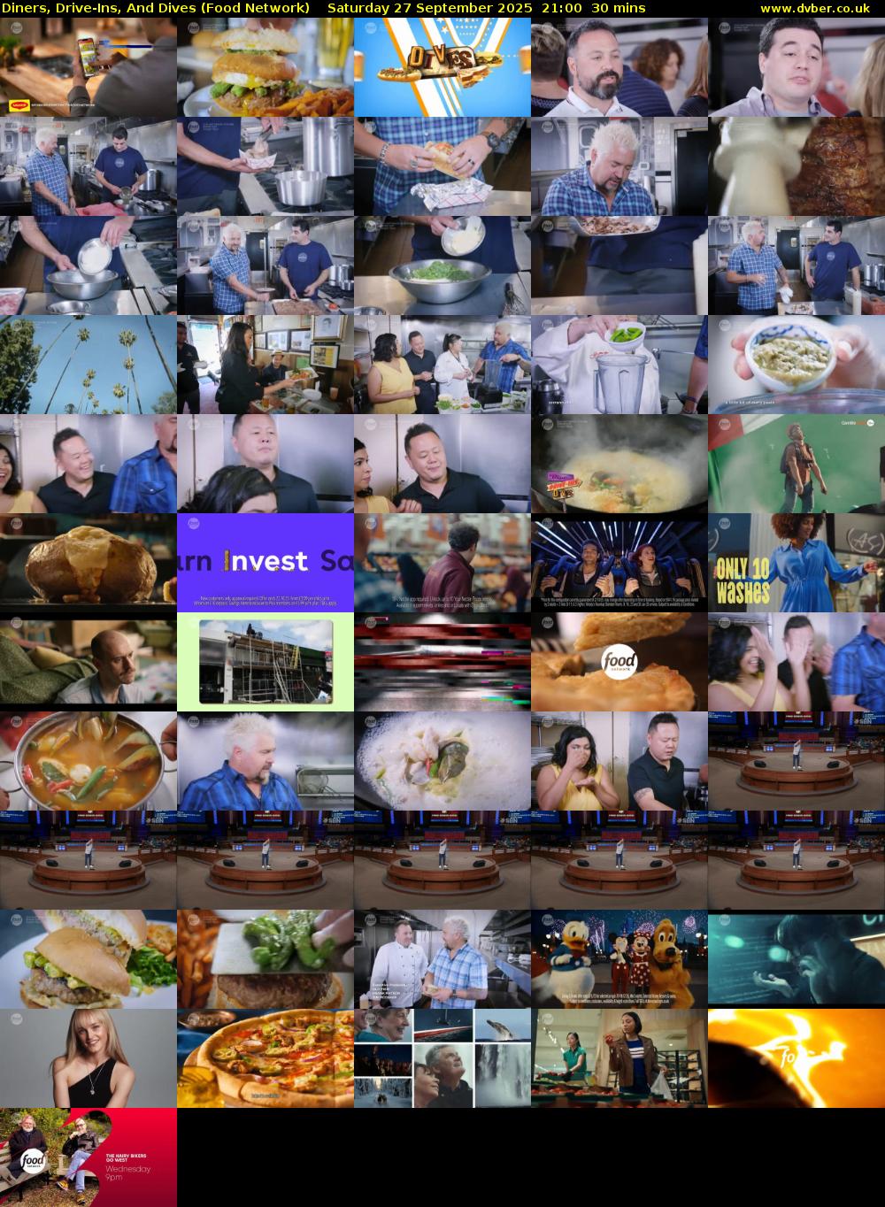 Diners, Drive-Ins, And Dives (Food Network) Saturday 27 September 2025 21:00 - 21:30